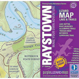Purple Lizard Map Lake & Trails