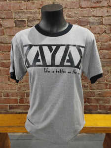 Carried Away Outfitters: Grey Kayak T-Shirt